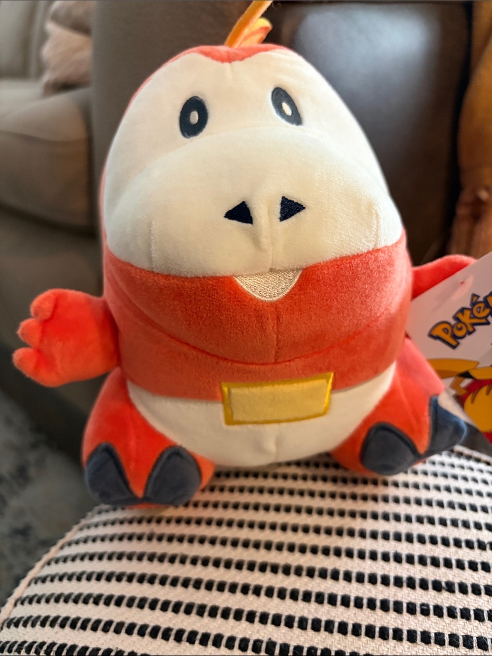 Pokemon Red and White Charm Plush